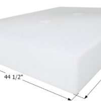Icon 81-Gallon Fresh Water Tank, Rectangular, White