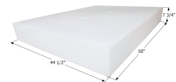 Icon 81-Gallon Fresh Water Tank, Rectangular, White