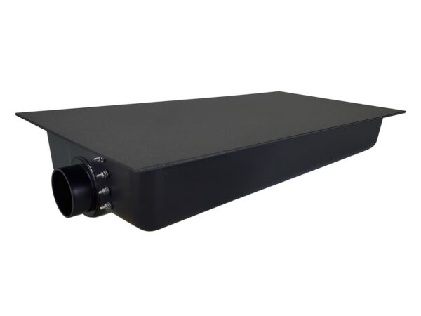 Icon 9-Gallon Waste Holding Tank, Black ABS, Flange Mount, 3" Outlet