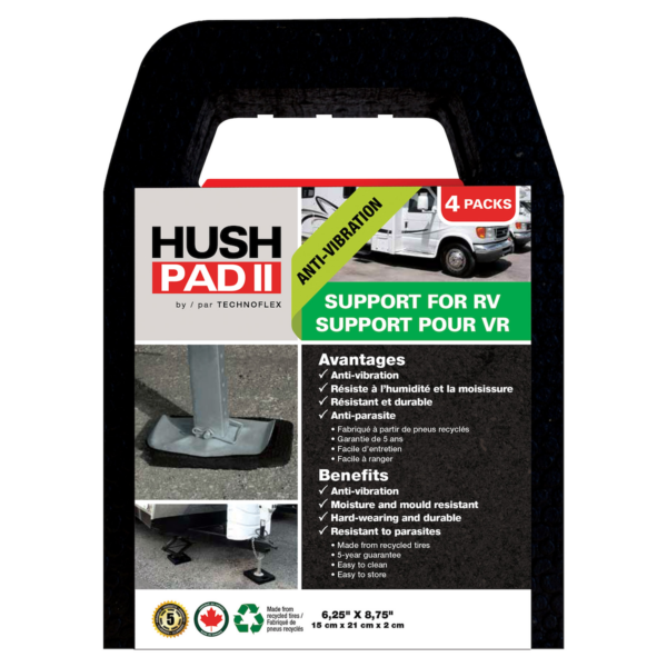 Heng's RV Jack Pad, Black, 6.25 x 8.75 Inches