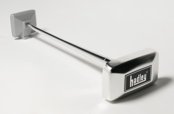 Hadley 26 in Anodized Aluminum Air Horn, Single Trumpet, Silver