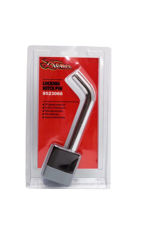 Demco Trailer Hitch Pin, 5/8 Inch, Silver, Bent Pin with Lock