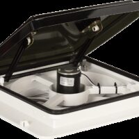 MaxxAir Roof Vent Fan, 14 x 14, Manual Opening, Smoke Lid