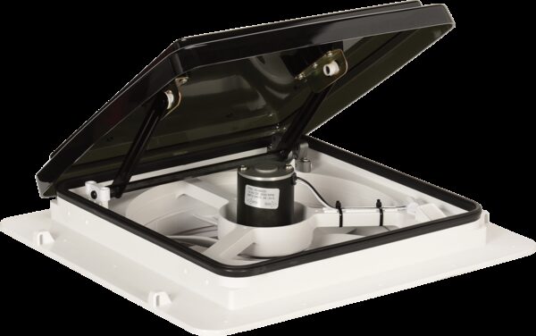 MaxxAir Roof Vent Fan, 14 x 14, Manual Opening, Smoke Lid