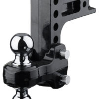 Fastway Solid Shank Dual Hitch Ball Mount, 2-1/2 Inch Receiver, 20,000 Pound GTW