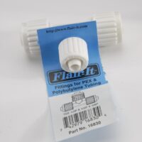 Elkhart Supply 1/2 Inch Reducing Tee with 3/8 Inch Outlet, White