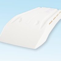 Ventmate 33 x 10 Refrigerator Vent Cover, Polar White