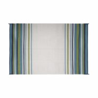 Faulkner Patio Mat, 20 x 8 Feet, Reversible Polypropylene, Striped