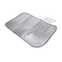 Camco Reflective Window Shade for RV Door/Windows, 25.25" x 16.25", Silver