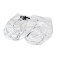 Camco Tire Cover, 27-29", Arctic White Vinyl, Set of 2