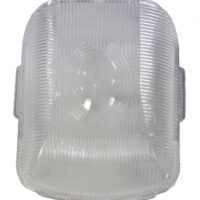 Valterra Rectangular Euro Style Dome Light Lens, White, 11 Inch
