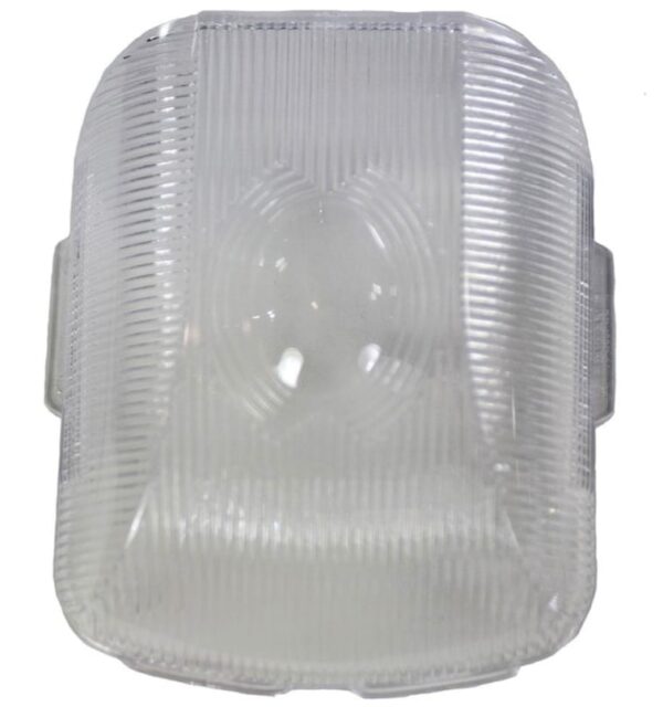 Valterra Rectangular Euro Style Dome Light Lens, White, 11 Inch