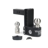 Weigh Safe Dual Ball Hitch Mount, 2 Inch Receiver, 1500 lb Tongue