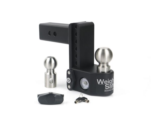 Weigh Safe Dual Ball Hitch Mount, 2.5 Inch Receiver, 2200 lb Tongue