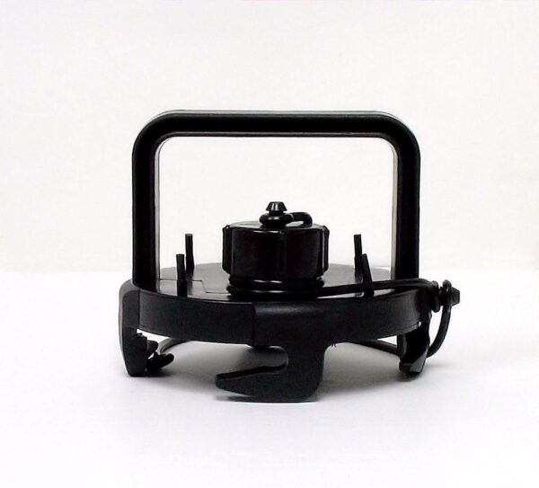 Valterra Waste Valve Termination Cap, 3.9-Inch, Black, with Handle
