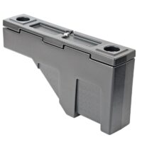 Dee Zee Wheel Well Tool Box, 37 x 7.75 x 19.5 inch, Black