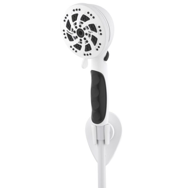 Oxygenics Fury RV Hand Shower Head, White, 5 Spray Settings, 72 Inch Hose