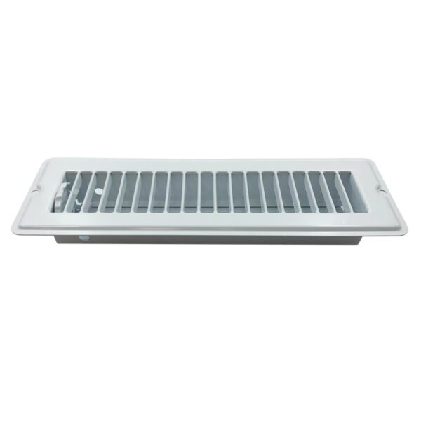AP Products 11-3/8" x 3-5/8" Floor Register with Damper, White