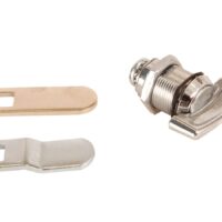 RV Designer Compartment Lock Cylinder, 5/8 Inch, Chrome Plated