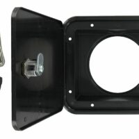 Valterra RV Access Door, Lockable, Black, 4-3/4 by 5-7/8 Inches