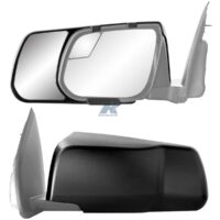K-Source Towing Mirrors, Set of 2, 3.25 x 5.875 Inch, Snap-On, Black
