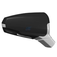 K-Source Towing Mirrors, Set of 2, 3.69 x 5 Inch, Snap-On, Black