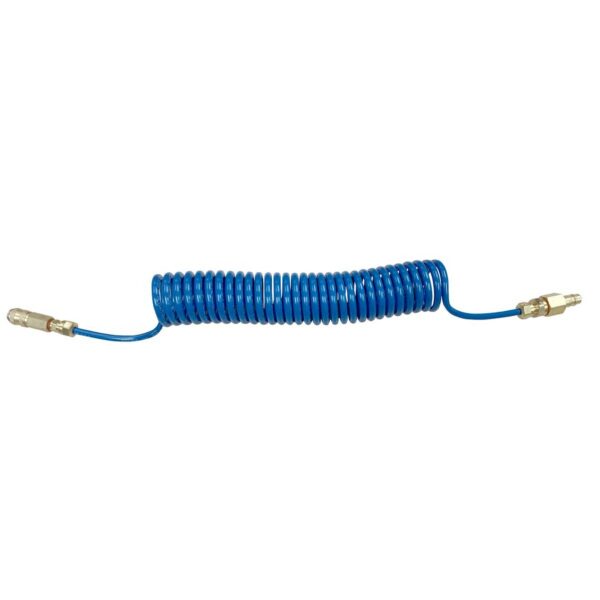 Demco RV Air Hose, 7-Foot, 1/8" Male, 100 PSI, Blue