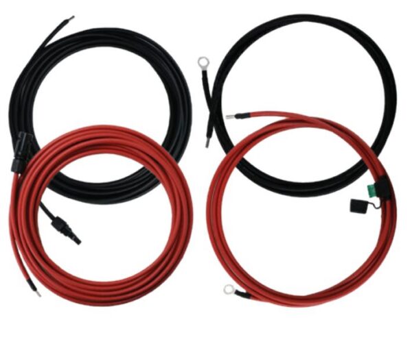 Xantrex 10 Gauge Copper Battery Cable, 10-20 Feet, 2 Red and 2 Black