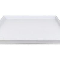 Icon Rectangular Shower Pan, 35 x 26-5/8 Inch, Polar White, ABS Plastic with Drain