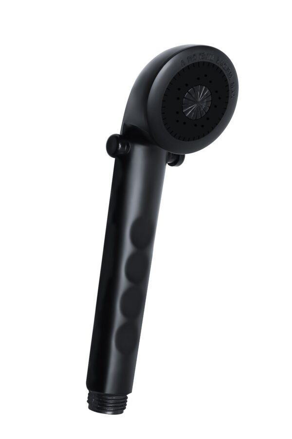Dura Faucet Handheld Shower Head, 2 Inch, Black Matte