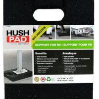 Heng's 14 x 12 Inch Stabilizer Jack Stand Pad, Recycled Rubber