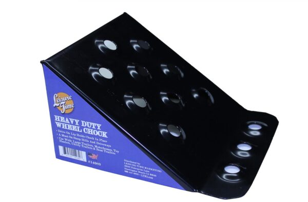 Heng's Steel Wheel Chock, Set of 2, Black