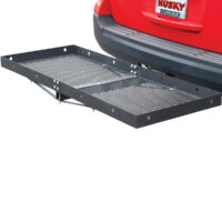Husky Towing Platform Cargo Carrier, 2 inch Receiver, 60 x 23-1/2 inch, 500 Pound, Black