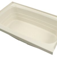 Lippert 40 x 24 Bathtub, Parchment, Center Drain