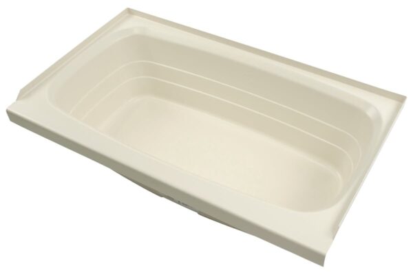 Lippert 40 x 24 Bathtub, Parchment, Center Drain