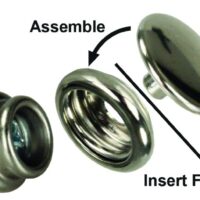 JR Products Snap Fastener Installation Kit with Snaps
