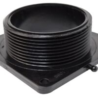 Valterra Sewer Male Pipe Thread Fitting 3 Inch, Black
