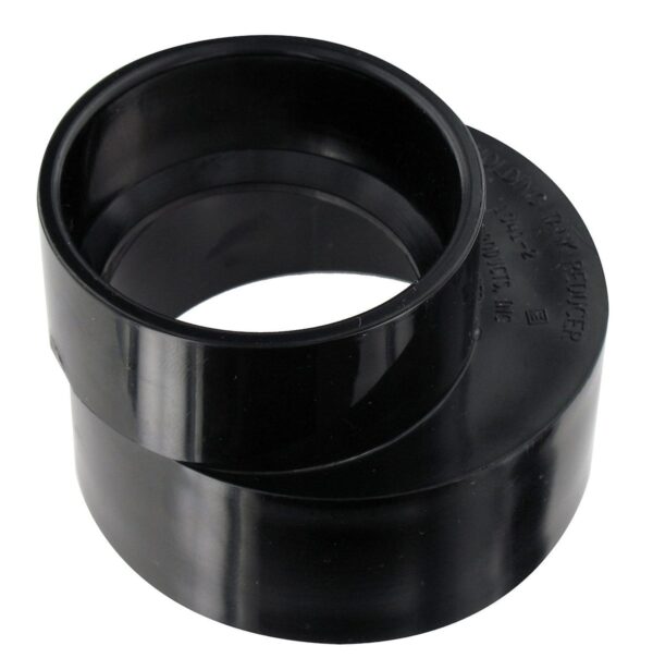 Valterra 3 by 2-Inch Waste Water Drain Adapter, Black