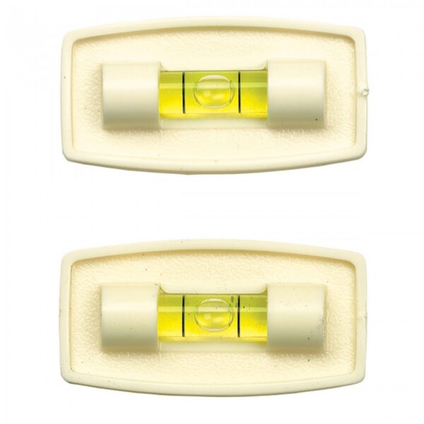 Hopkins RV Level Bubble, Set of 2, 2-1/4 x 1-1/4 Inch, Adhesive Backing