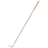 Stromberg Carlson 42" Stainless Steel Fire Poker with Wood Handle