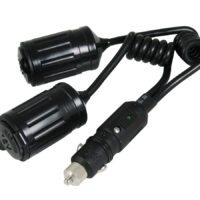 Marinco 12 Volt Power Adapter, Dual Lighter Sockets, 10 Amp, with LED