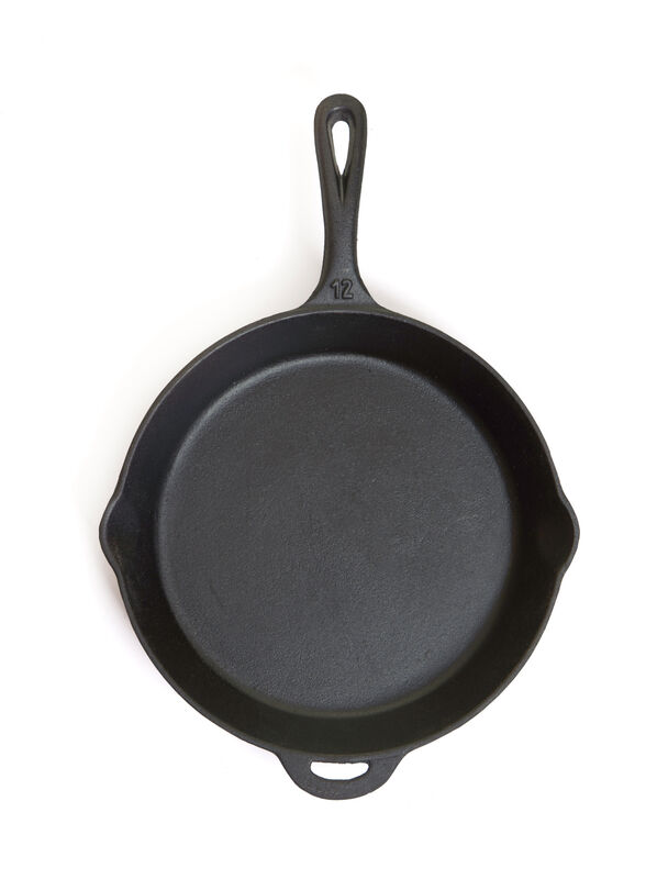 Camp Chef Cast Iron Fry Pan, 12 Inch, Black