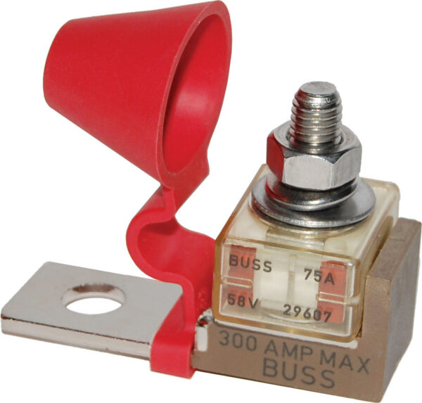 Blue Sea 300 Amp High-Power Fuse Block, 58 Volt, Water Resistant