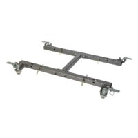 Husky 5th Wheel Hitch Rail Adapter 24000 lb Capacity, Silver