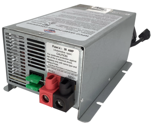 WFCO 45 Amp Auto-Detect Deck Mount Power Converter