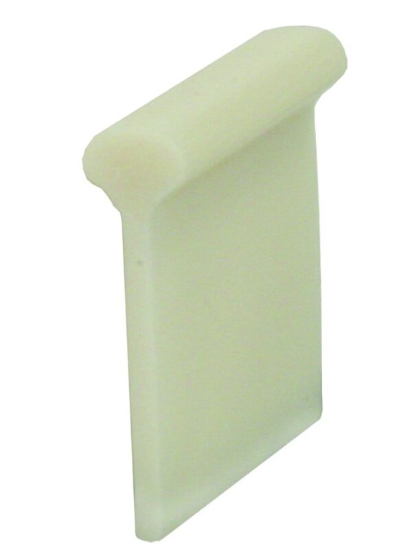 JR Products Type C Fabric Curtain Glider, White, Set of 14
