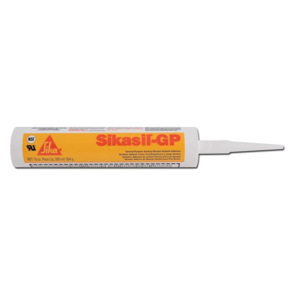 AP Products Silicone Caulk, 10.1 oz Cartridge, White