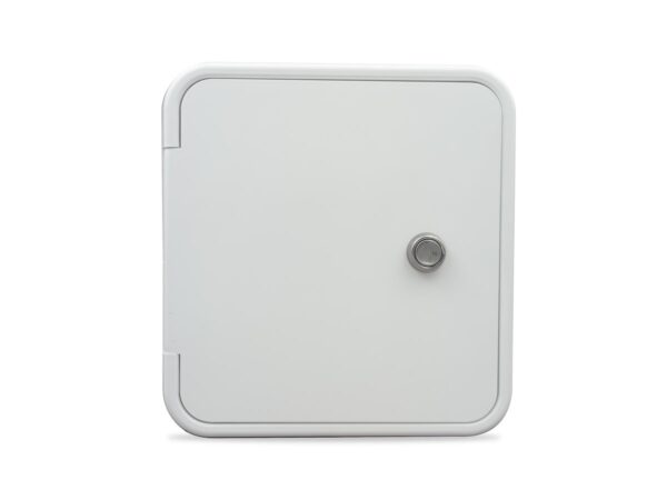 B&B Molders Electrical Cord Hatch, 8.5 x 8 Inches, Polar White