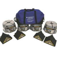 Stromberg Carlson Leveling Kit with Base Pads and Wheel Chocks