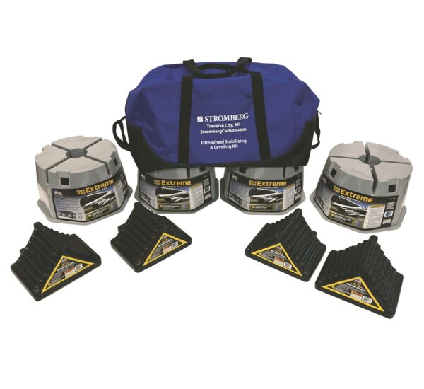 Stromberg Carlson Leveling Kit with Base Pads and Wheel Chocks